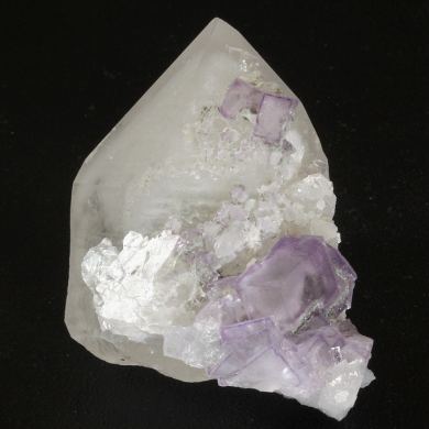 Fluorite on Quartz