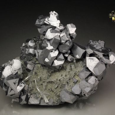 twinned GALENA, QUARTZ