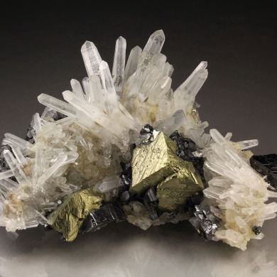 CHALCOPYRITE, QUARTZ