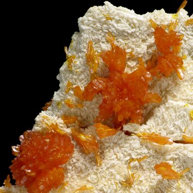 Orpiment, dolomite