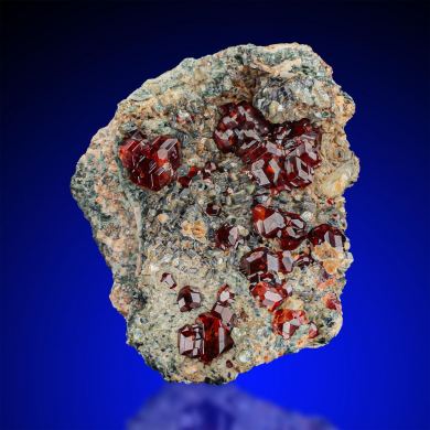 Hessonite  & Diopside & Clinochlore