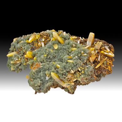 Wulfenite with Mimetite