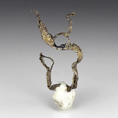 Silver with Calcite