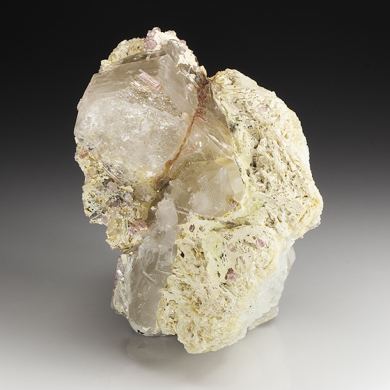 Beryl with Quartz, Elbaite (repaired-stabalized)