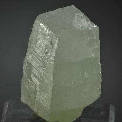 Prehnite - Single euhedral crystal