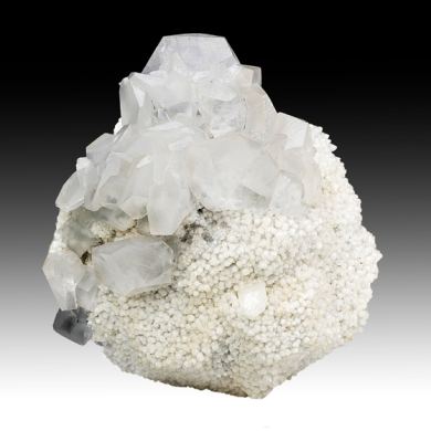 Calcite with Quartz, Fluorite