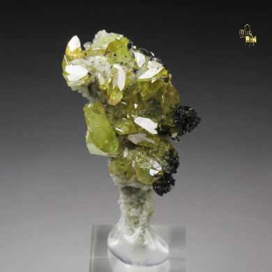 gem TITANITE twinned, K FELDSPAR var. ADULARIA