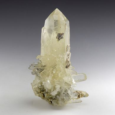 Quartz with Pyromorphite