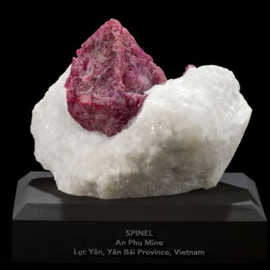 Large Spinel on Marble