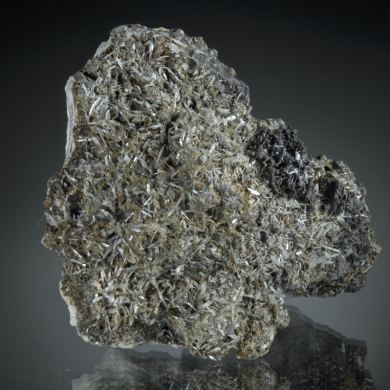 Valentinite on Barite  - classic Italian