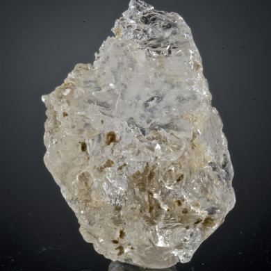 Pollucite - gemmy etched crystal mass