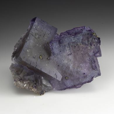 Fluorite with Chalcopyrite