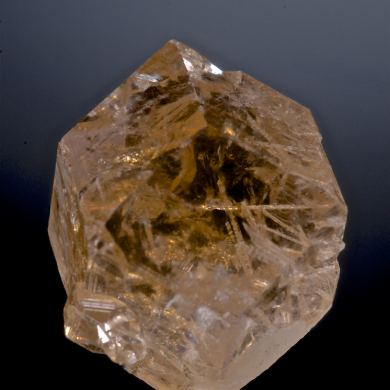 Grossular - gem clear, with Diopside inclusions