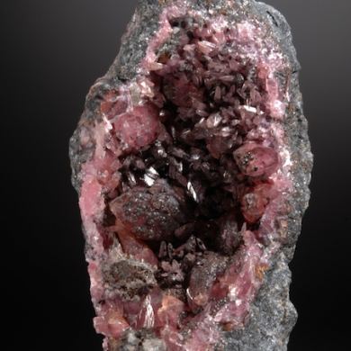 Roselite & Calcite (Cobaltoan) w. Goethite