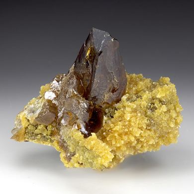 Barite with Calcite