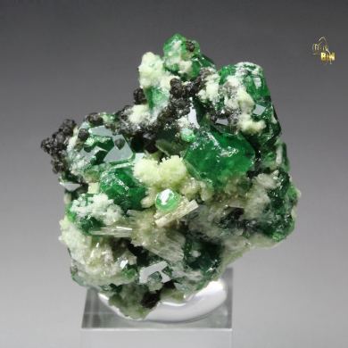 gem GARNET var. GROSSULAR var. CHROMIAN, DIOPSIDE