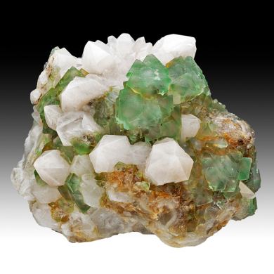 Fluorite with Quartz