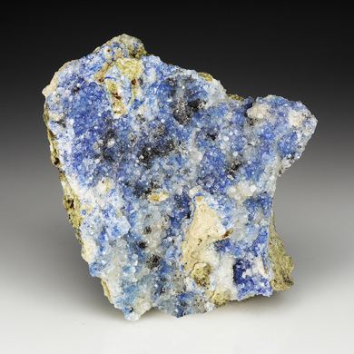 Silver with Kinoite, Hydroxylapophyllite-K