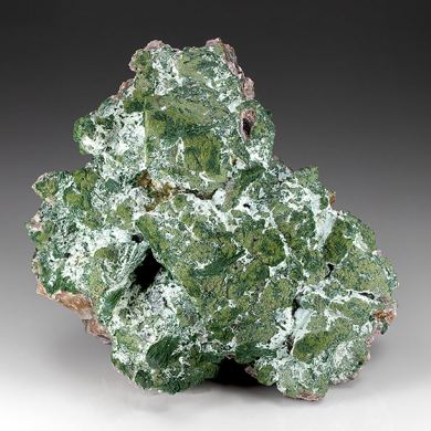 Kolwezite with Malachite, Calcite