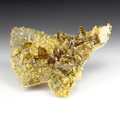 Barite with Calcite