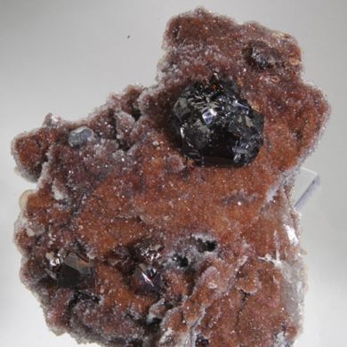 Sphalerite on Quartz
