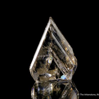 Cerussite (twinned)