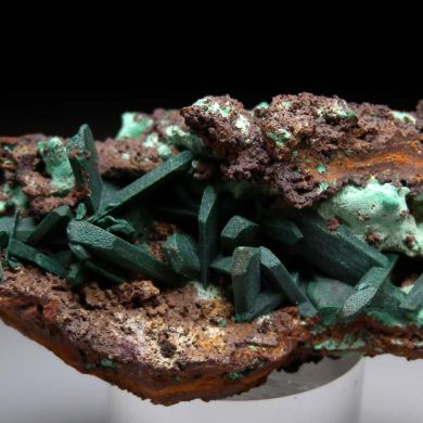 Malachite after Azurite