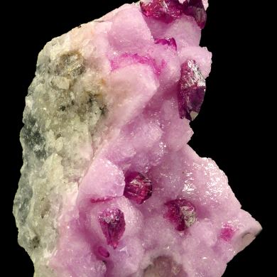 Roselite, calcite var. cobaltoan