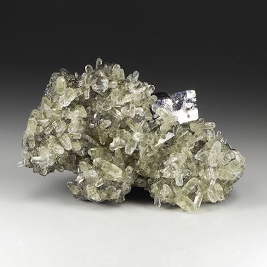 Calcite with Galena, Dolomite, Chalcopyrite