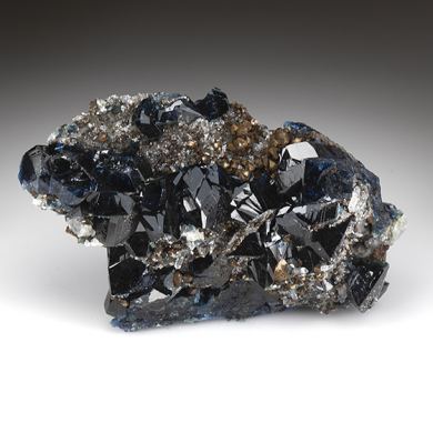 Lazulite with Siderite