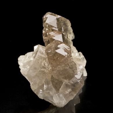 Smoky Quartz (Gwindel) on Quartz