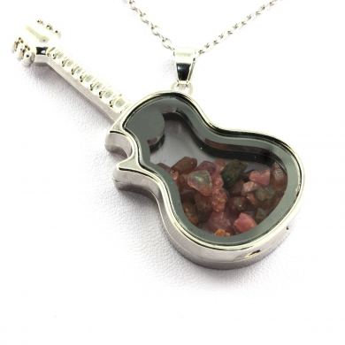 Raw multicolor Tourmaline necklace.