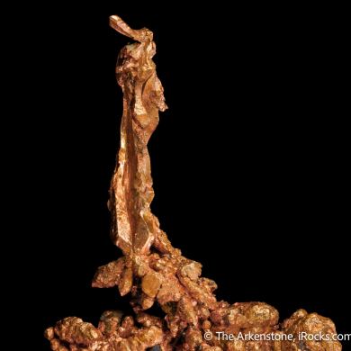 Copper (spinel twinned) on Copper
