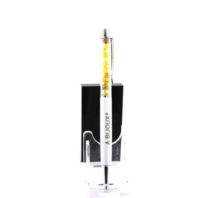 Raw yellow Opal mineral pen Australia.