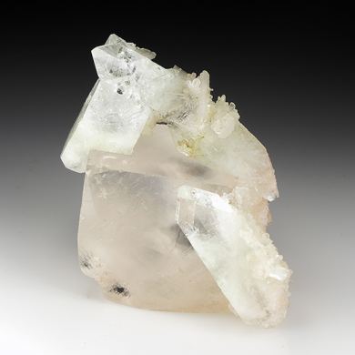 Calcite with Fluorapophyllite-K