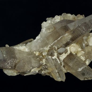 Quartz (var. Smoky) with Hematite