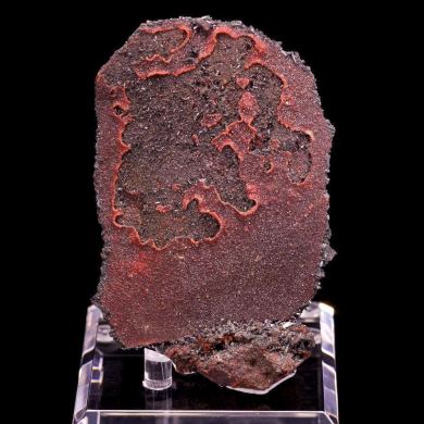 Andradite Garnet ps. Rhodochrosite with Gaudefroyite
