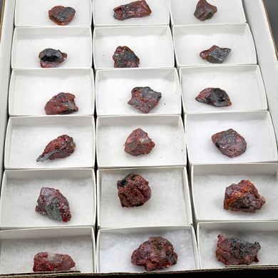 Stibnite with Realgar - lot