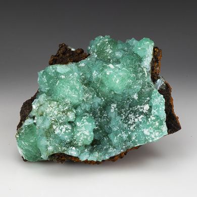 Adamite with Calcite