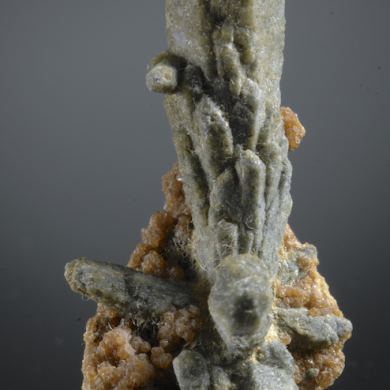 Quartz with Hedenbergite inclusions and Andradite