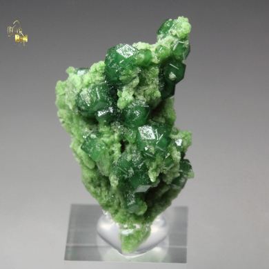 GARNET var. GROSSULAR var. CHROMIAN, DIOPSIDE