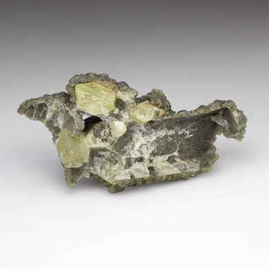 Greifensteinite with Brazilianite, Pyrite