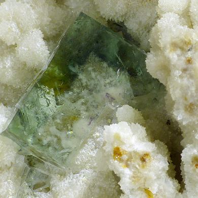 Fluorite, quartz MONGOLIA