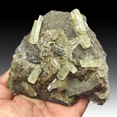 Calcite with Chalcopyrite, Dolomite