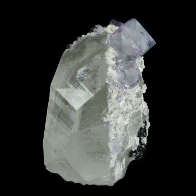 Quartz with Fluorite, Scheelite, Arsenopyrite, Dolomite, Stannite
