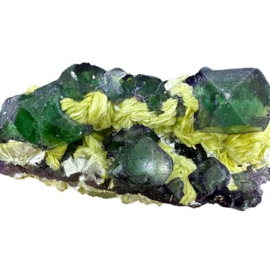 Fluorite, muscovite