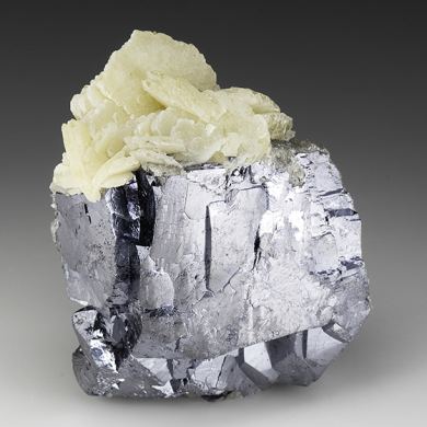 Barite with Galena, Quartz, Fluorite