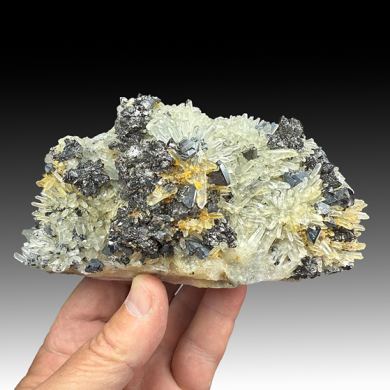 Sphalerite with Quartz, Galena