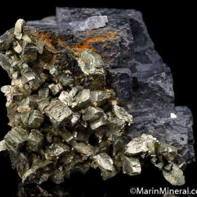 Marcasite on Galena