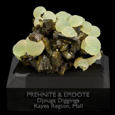Prehnite & Epidote from Mali